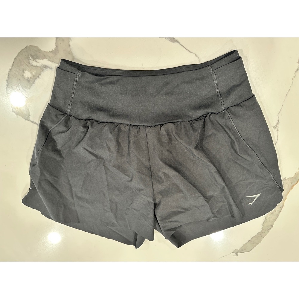 Gymshark Training Loose Fit Shorts‎ Black Women Medium Running Athletic